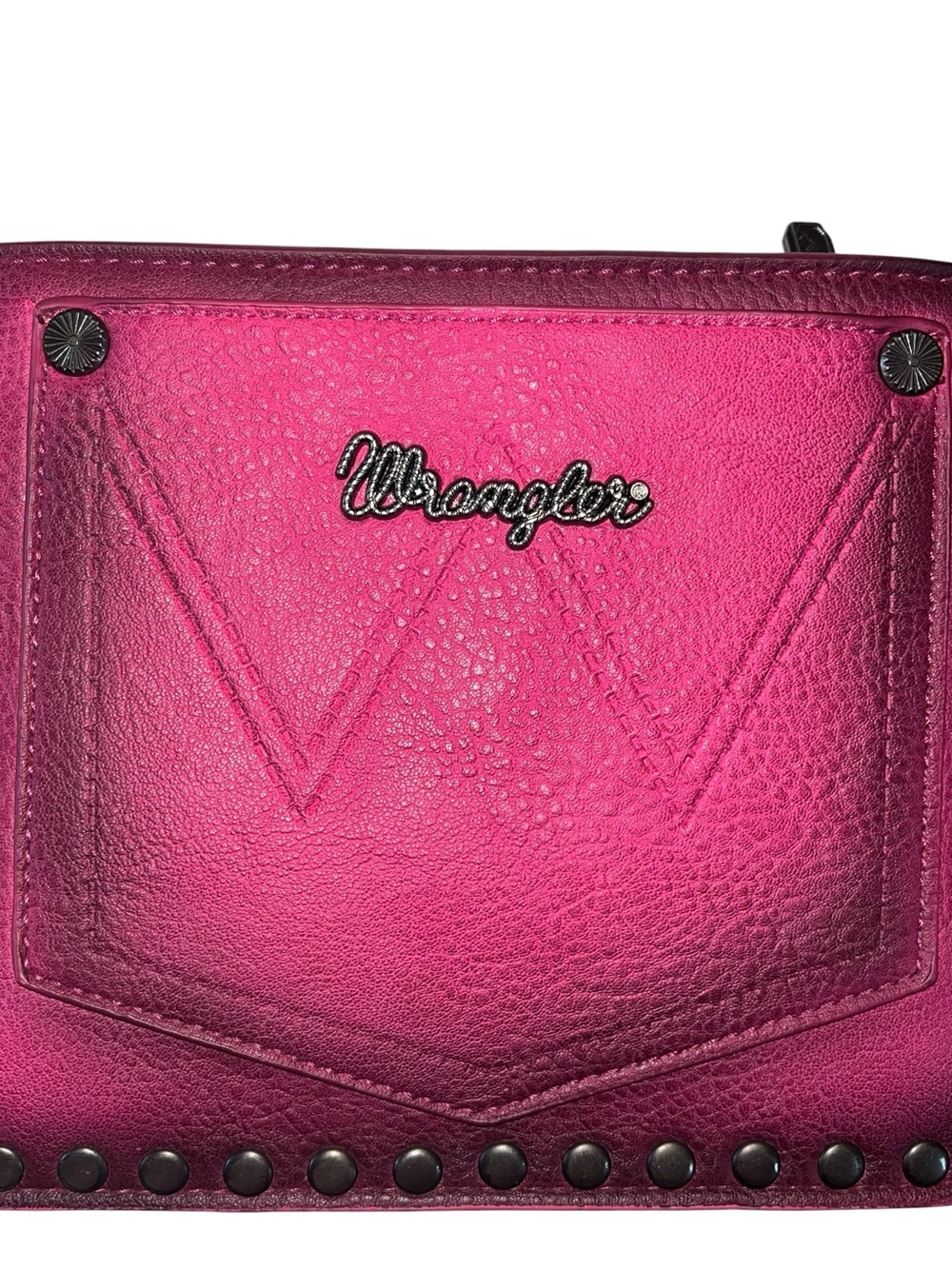 ๐NWOT๐ Pink Wrangler Montana West Rivets Studded Crossbody Bag - Picture 5 of 12